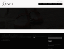 Tablet Screenshot of develishoes.com